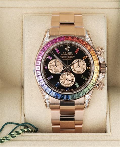 rolex red face daytona|Rolex daytona rainbow.